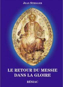 Couverture de livre chrétien avec image sacrée.
